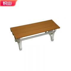 悦山 塑料长条凳浴室凳子泳池换衣凳咖啡色1.5米 1500*400*450mm 张