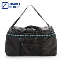 蓝旅（TRAVEL BLUE） 064大容量旅行背包折叠单肩斜挎手提包户外皮肤包商务旅行收纳包特大旅行折叠袋60L黑色