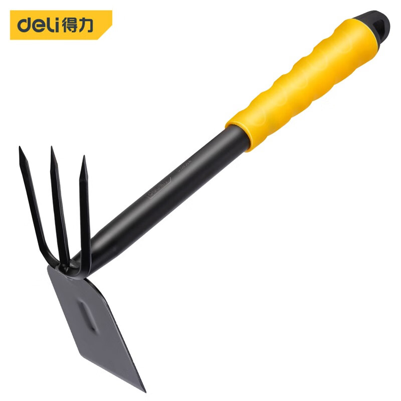 得力（deli） 园艺两用锄园艺工具花卉工具家用松土小耙子赶海神器 DL580814