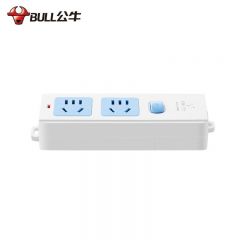 公牛（BULL） 无线插座插排拖线板电源接线板 两位五孔总控 GN-412K