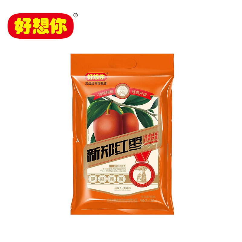 好想你 即食免洗大枣河南特产零食礼包 一级新郑红枣960g