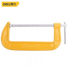 得力（deli） DL-G208 G字夹C型木工夹子木工夹紧器快速夹具固定器磨具夹8寸