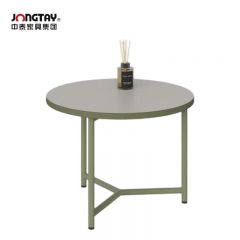 中泰（jongtay） J-OKE-Q06小圆桌茶几客厅沙发边几北欧边桌阳台小桌子咖啡桌 600W*600D*450H