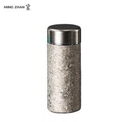 鸣盏 MZ8026纯钛迷你保温杯男女士口袋杯便携车载高档养生泡茶钛水杯 月光银 200ml