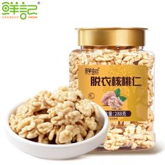 鲜记 脱皮核桃仁288g去衣核桃仁去皮果仁休闲零食小吃送礼解馋