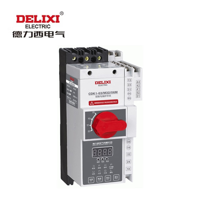 德力西电气  开关 控制开关  控制与保护开关 CDK1-63 10A 220V 3开3闭 消防