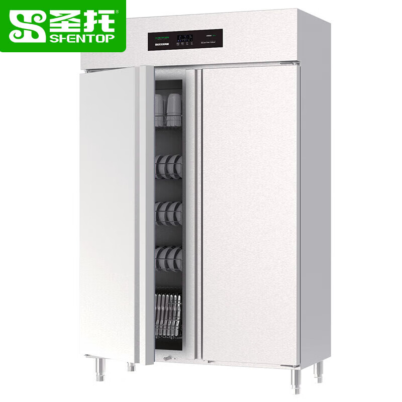 圣托（Shentop）1000L双门热风循环智能变频消毒柜（五层标配）DAC08