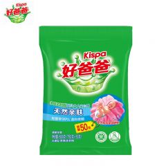好爸爸（Kispa）天然亲肤洗衣粉750g+50g亲肤无刺激温和柔顺