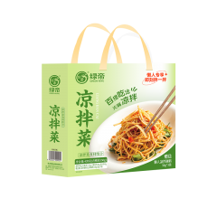 绿帝（GREEN KING） 凉拌菜（海带丝黑木耳豆腐皮贡菜）礼盒 420g