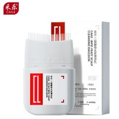 采乐 二裂酵母头皮清洁乳80ML梳走发根深处污垢