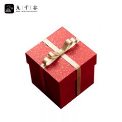 九千谷 礼品包装纸红色撒金纸结婚礼物包装纸中国风diy礼品纸带丝带3445