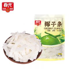 春光 椰子条80g 海南特产 椰子肉水果干 办公室休闲零食（2袋起发）
