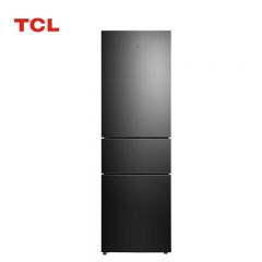 TCL  212升三门风冷养鲜冰箱风冷无霜三门小型冰箱 智慧控温 小型便捷 37分贝低音小冰箱 R212S1-C