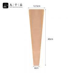 九千谷 鲜花包装纸花束单支袋玫瑰花康乃馨包花纸牛皮色20张含丝带3865
