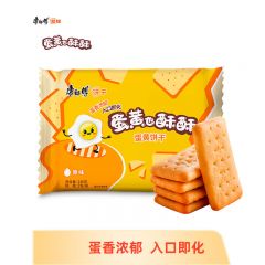 康师傅 蛋黄也酥酥单片饼干糕点休闲零食办公室代餐下午茶点心原味240g*16