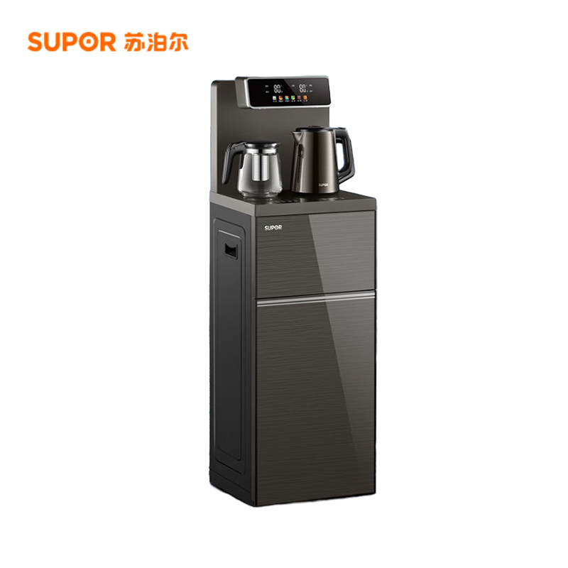 苏泊尔（SUPOR） SW-CBJ10 冷热双全 大容量玻璃泡茶壶 无缝内胆防烫水壶 制热制冷大屏彩显茶吧机