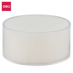 得力(deli)  实用办公透明海绵缸 财务点钞湿手器 单只装 财务用品 9102