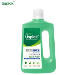 悠选（Uspick）季铵盐消毒液2L温和不刺激自然清香