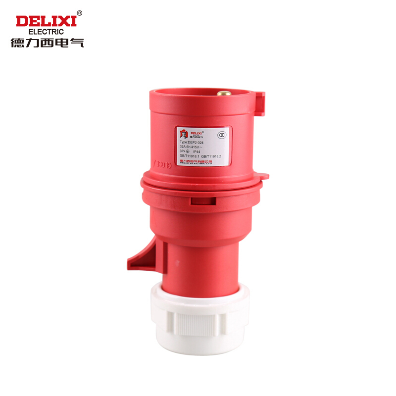 德力西电气 工业用插头 DEP2-024 32A4芯415V /个