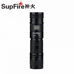 神火（SupFire） 强光迷你小手电筒便携耐用led充电调焦户外远射灯停电应急灯 A2-S标配