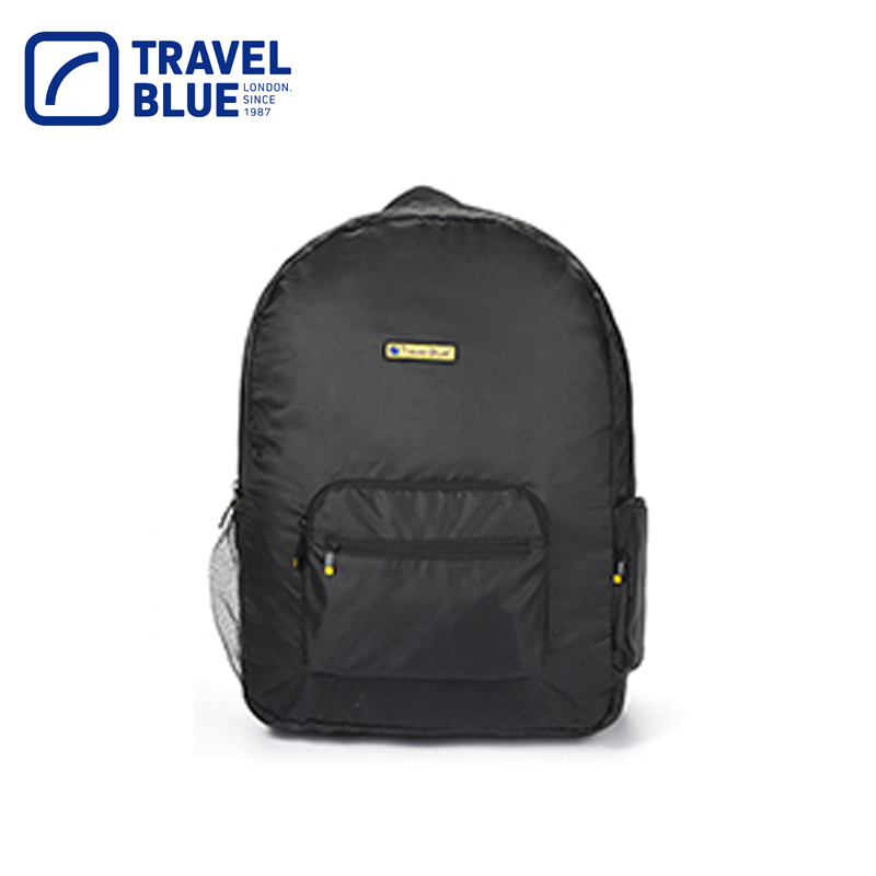 蓝旅（TRAVEL BLUE） 065便携轻便皮肤包折叠包双肩户外徒步旅行背包20L黑色