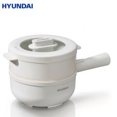 HYUNDAI QC-DZ2805（带蒸笼）电煮锅多功能小电火锅不粘煮面煎蛋电热小炒锅火锅宿舍锅1.6升