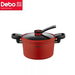 徳铂（Debo） 苏非考斯家用汤锅不粘锅炖复合锅底电磁炉明火通用22cmDEP-799一口