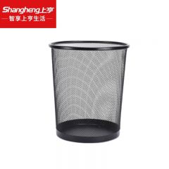 上亨（shangheng） SHZH-LXT04 小号 分类金属网垃圾桶家用客厅厨房卫生间卧室大号办公铁丝网环保纸篓 9L金属网垃圾桶 单个装