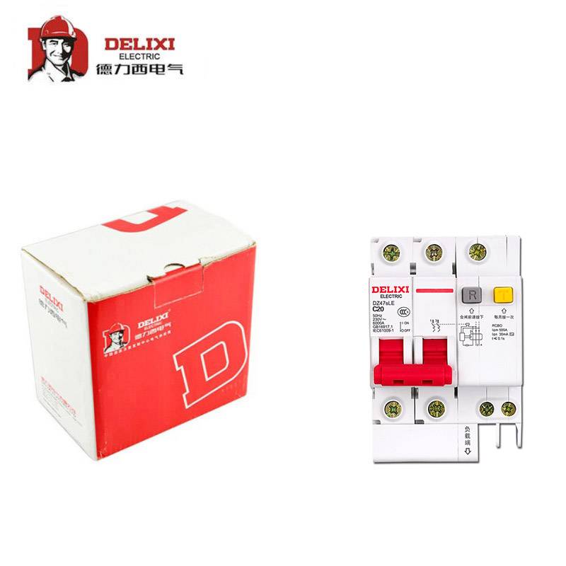 德力西电气 漏电保护断路器DZ47sLE 2P C型20A 50mA（个）