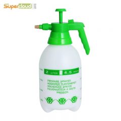 舒蔻 （Supercloud）气压式喷壶 浇花园林洒水消毒多用途喷水壶 S-062白色喷壶2L
