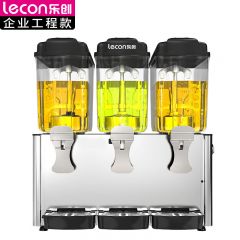 乐创（lecon） 助餐牛奶鼎电加热果汁鼎双头酒店茶水热饮机果汁豆浆保温桶饮料机 LC-J-APKK18PL3