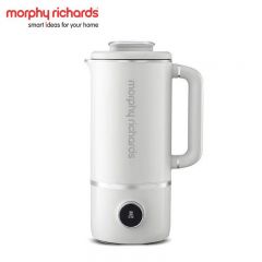 摩飞电器（Morphyrichards） 豆浆机 家用破壁机 全自动清洗免过滤 低音降噪 多功能菜单可预约 600ml MR8200 白色
