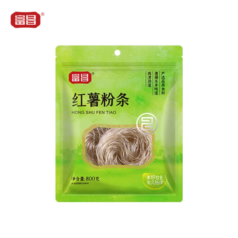 富昌 酸辣粉 方便速食 火锅凉拌粉丝南北干货 红薯粉条800g