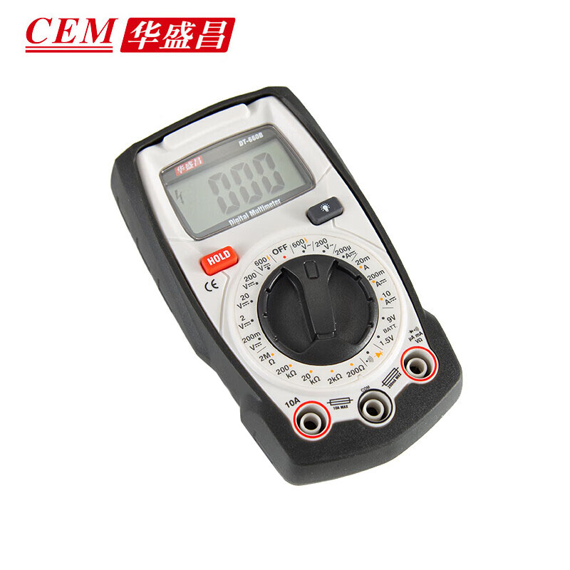华盛昌（CEM） DT-663H数字万用表防烧式背光数显式