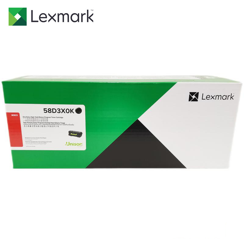 利盟 （Lexmark）58D3X0K 高容量碳粉盒 银行柜机版(适用MS823dn机型)约35000页