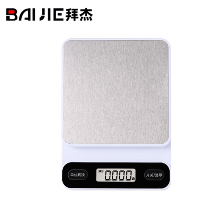 拜杰（Baijie） 电子秤厨房秤0.1g/5kg烘焙秤电子称食物秤高精度珠宝秤克秤称重秤TK-216