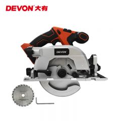 大有（Devon）20V无刷锂电电圆锯5419家用多功能木工手提开槽圆锯充电锯切割木材钢板（裸机）