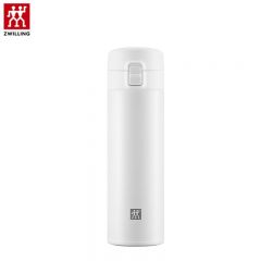 双立人（ZWILLING） ZW-BP110真空保温杯茶滤杯便携水杯 Enjoy系列真空弹跳杯【皎月白】 480ml