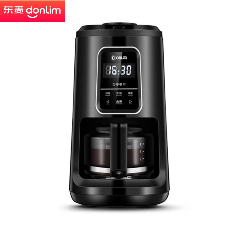 东菱（Donlim） DL-KF1061全自动家用咖啡机现磨美式小型滴漏式智能一体机办公室意式浓缩 美式全自动