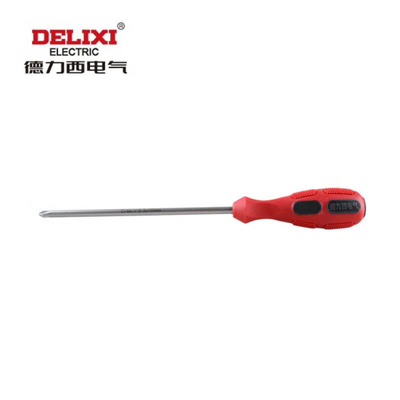 德力西电气  手动工具 螺丝刀  强磁螺丝刀起子 十字鱼雷柄螺丝刀 6*150mm