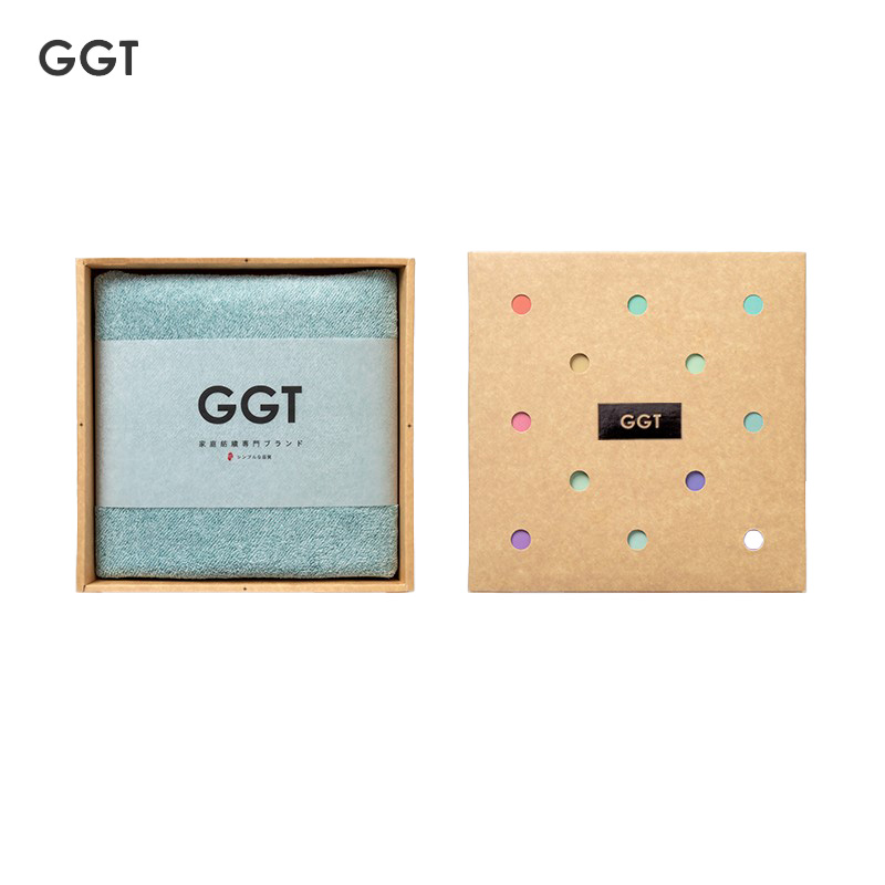 GGT 日本多彩雪花绒浴巾家用加厚成人大毛巾速干男女洗澡裹巾礼盒套装礼盒装瓶覗（浴巾）