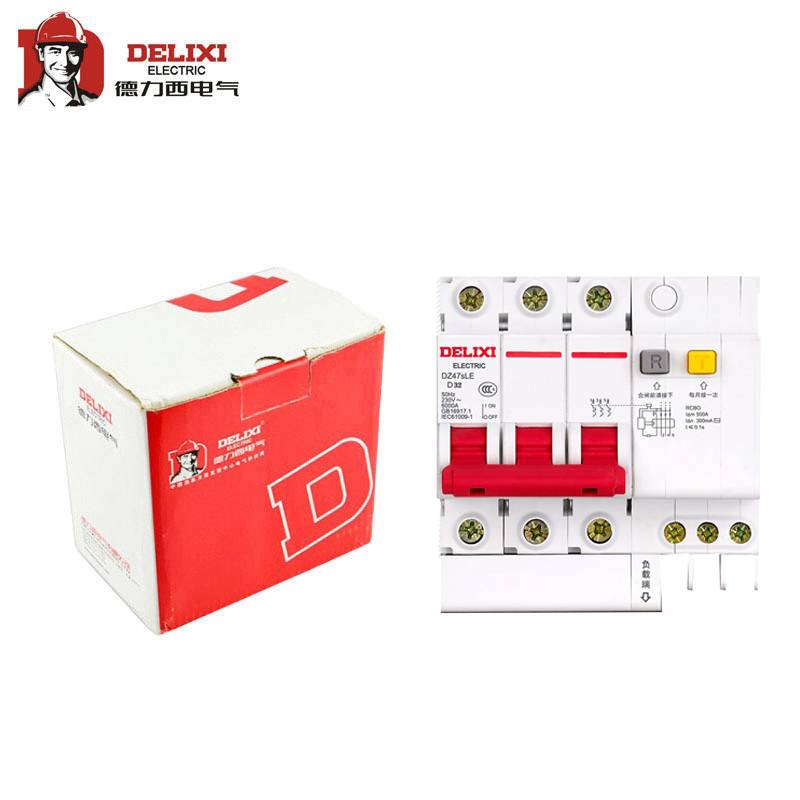 德力西电气 漏电保护断路器 DZ47sLE 3P D 32A（个）