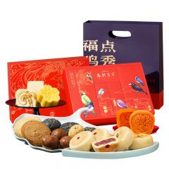 雅觅 百鸟朝凤什锦糕点综合礼盒 910g