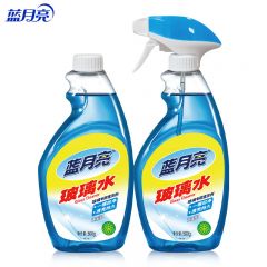 蓝月亮 玻璃水500g+玻璃水瓶补500g一喷一擦去污迅速