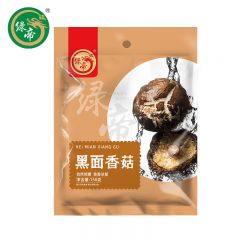 绿帝（GREEN KING) 黑面香菇158g/袋 干香菇厚蘑菇冬菇山珍菌菇干 货