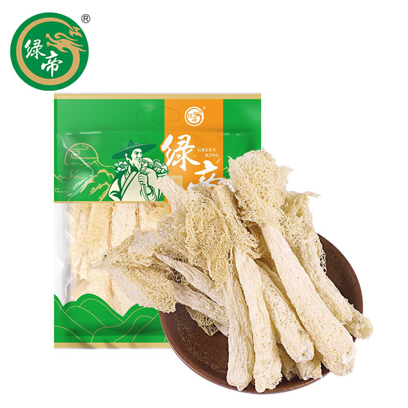 绿帝 脆嫩可口食法多样火锅煲汤食材食用干菌菇南北干货煲汤原料 竹荪50g