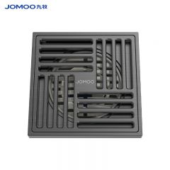 九牧（JOMOO）92449-HBS-1 地漏 卫生间淋浴地漏铜合金防臭防堵防虫防反水大排量地漏 湿区地漏 淋浴房 灰色