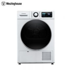 西屋（Westinghouse） 10公斤双变频热泵烘干机家用滚筒干衣机智能控温蒸汽免熨祛屑WH1003WV白色