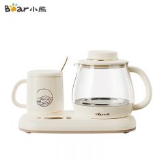 小熊（Bear） 养生壶养生杯 迷你mini家用办公室多功能花茶壶煮茶器小型0.6升玻璃电热烧水壶YSH-D08D3