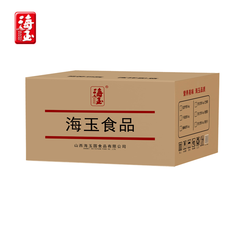 海玉  缸炉千层芝麻饼干原味整箱千层饼(微甜缸炉饼)1kg
